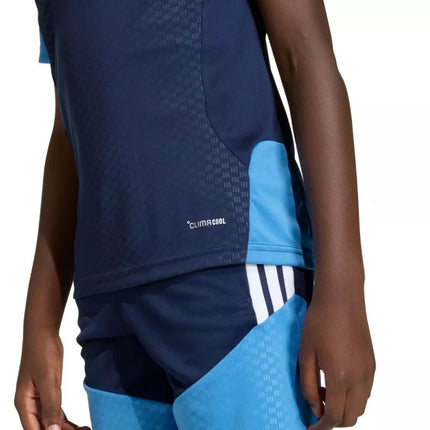 adidas Tiro 26 Competition Training Tamsiai Mėlynų Vaikiški Marškinėliai JM1446