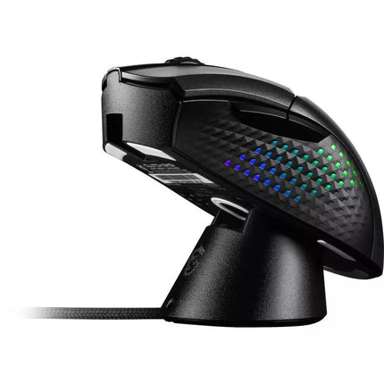 MSI CLUTCH GM51 LENGVA BELAIDĖ Žaidimų pelė Dešinė Rankai RF Belaidis + „Bluetooth“ + USB Type-C Optinė 26000 DPI