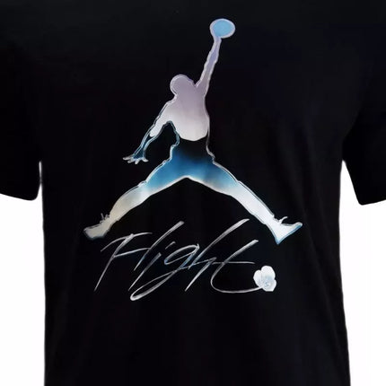 Air Jordan Grafiniai Crew Flight marškinėliai Vyriški Sportiniai Juodi - DV8414-010