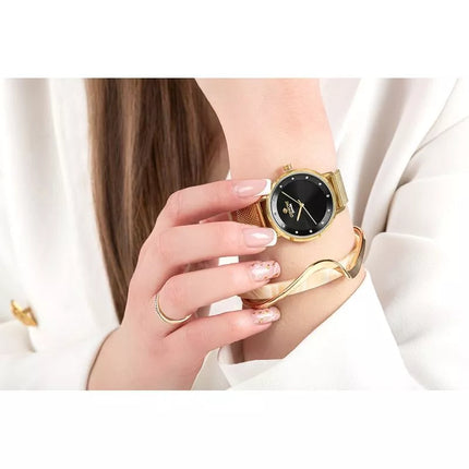 Giewont Sapphire Gold Black Women's Watch GW4130-B3