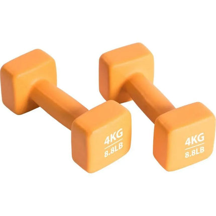 NEOPRENE Dumbbell 4KG PURE 2 IMPROVE 1 PC.