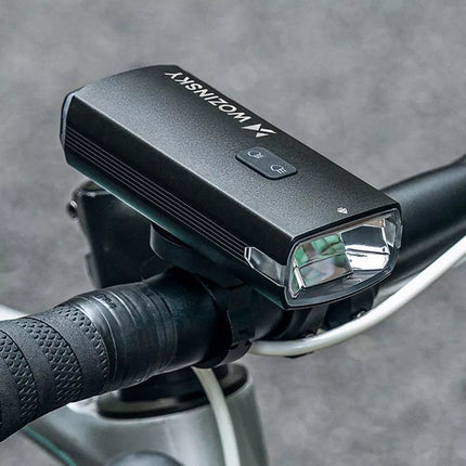 Wozinsky Front Bike Light + USB-C Cable (3000 lm) - Black