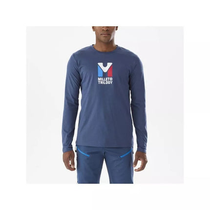 M Chamonix Tri Ts Ls marškinėliai tamsiai mėlyni Millet