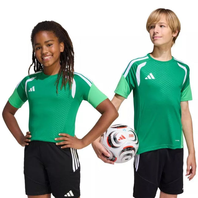 adidas Tiro 26 Varžybinių treniruočių marškinėliai vaikams Žali KA7606