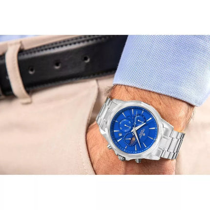 Vyriškas laikrodis Giewont Chronograph Safyrinis Sidabrinis Mėlynas GW9460-B3