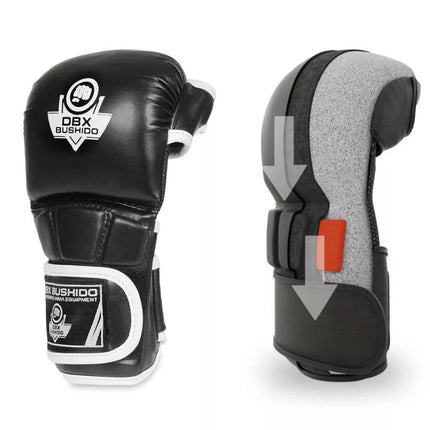 MMA treniruočių pirštinės L - Phantom White - Valor Series