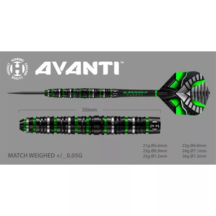 Harrows Avanti 90% plieniniai dart HS-TNK-000016023