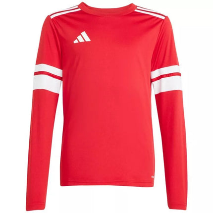 adidas Squadra 25 Vaikiškas džersis ilgomis rankovėmis, raudonas ir baltas JJ0041