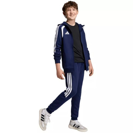 adidas Tiro 26 League Sweat Full Zip Hoodie for Kids Navy Blue KF3322