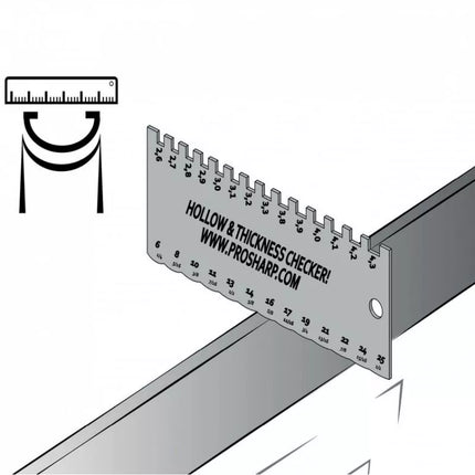 Prosharp Blade Thickness and Depth Gauge