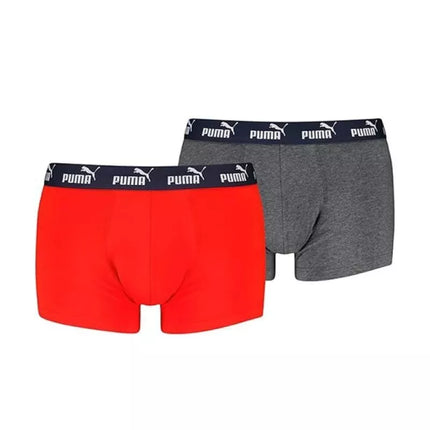 Puma men's boxer briefs 2-Pack red gray comfortable cotton