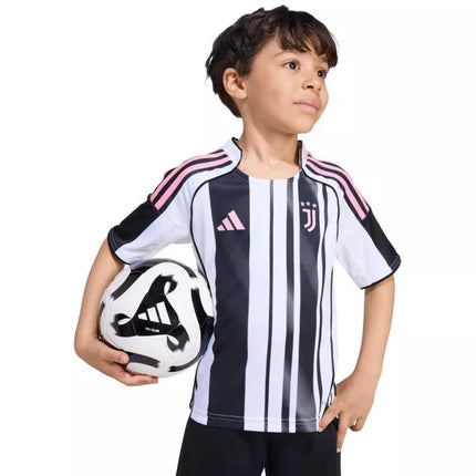 adidas Juventus 25/26 Vaikų namų komplektas, balta ir juoda, JN5220