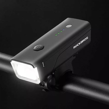 Rockbros 24510003001 Priekinis dviračio žibintas 260 lm + USB-C - USB-A laidas - Juodas