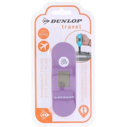 Elektroninės turistinės svarstyklės maks. 40 kg Dunlop violetinės