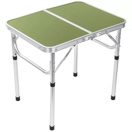 Sulankstomas kempingo stalas 60x45x25/56cm žalias