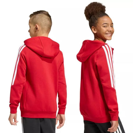 adidas Tiro 26 League Sweat Full Zip Hoodie for Kids Red KF9101
