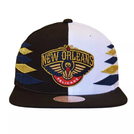 Mitchell & Ness NBA Diamond Cut New Orleans Pelicans kepuraitė - HHSS1093-NOPYYPPPBKWH