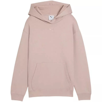 Puma ESS Centered Cat Logo Relaxed Hoodie for Kids Pink 692973 89