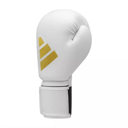 Adidas SPEED 50 bokso pirštinės baltos auksinės