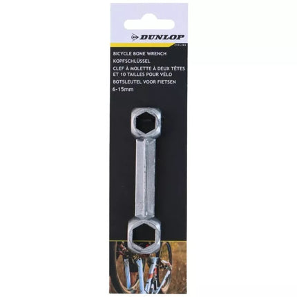DUNLOP 10-FUNCTION BONE-SHAPED BIKE WRENCH