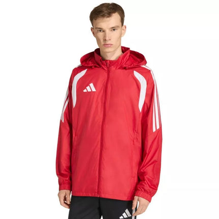 adidas Tiro 26 League vyriška vėjo striukė raudona JY9731