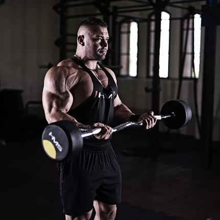 Gumuota GSL-40 40 KG HMS štanga/garbanų štanga