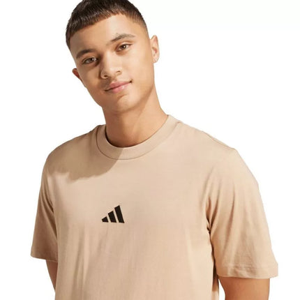 adidas Essentials marškinėliai su mažu logotipu iš viengubo trikotažo M JX5657