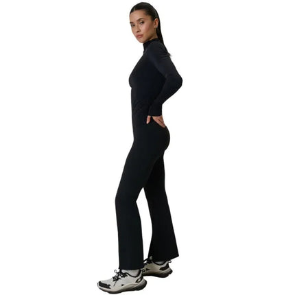 Women's leggings 4F FNK F405 deep black 4FWSS26TFTIF405 20S