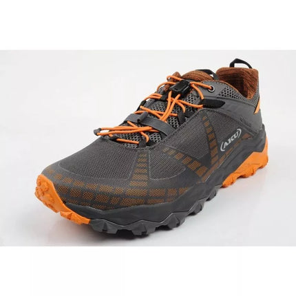 Flyrock Vibram Vyriški patvarūs pilkai oranžiniai trekingo sportiniai batai