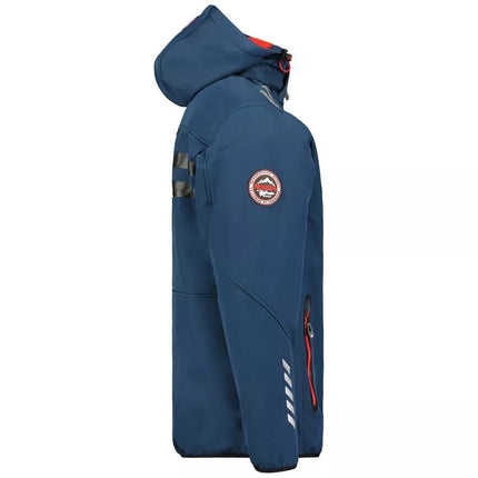 Geographical Norway ROYAUTE DB Tamsiai Mėlyna Raudona Vyriška Softshell striukė 068 (WY2001H/GN/Navy / Red)