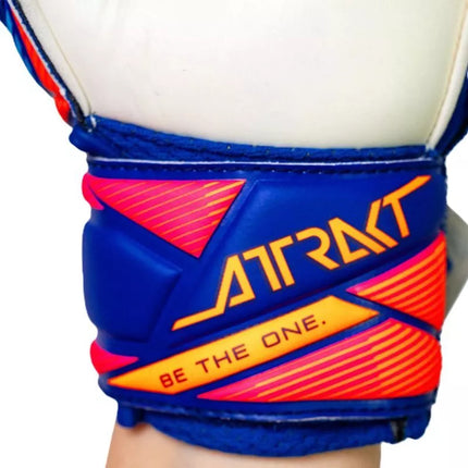 Reusch Attrakt Solid Junior goalkeeper gloves blue 5672515 4126