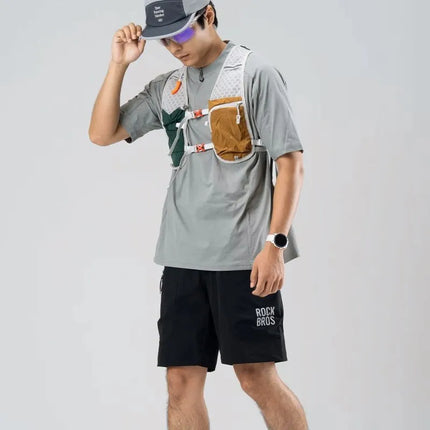Rockbros YDDK015 šortai su diržu, dydis XXL – juodi
