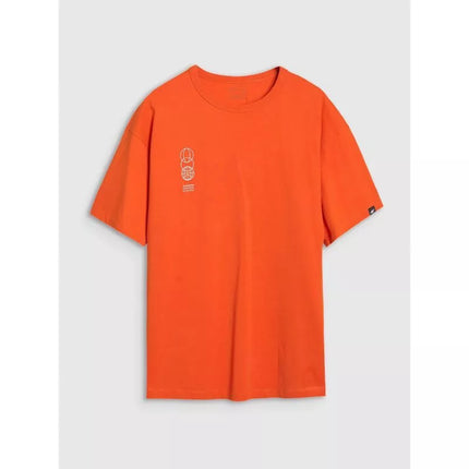 Vyriški oversize marškinėliai su spauda 4F 4FRSS25TTSHM2652-70S