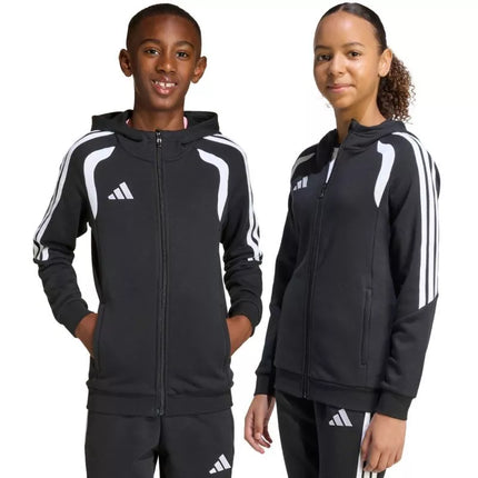 adidas Tiro 26 Lyga Sportinis džemperis su pilnu užtrauktuku Vaikams Juodas KF3324