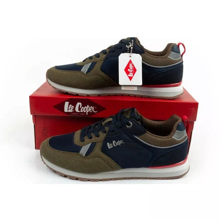 Lee Cooper vyriški kedai, stilingi, patogūs, patvarūs, tamsiai mėlyni, chaki