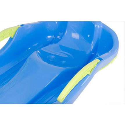 PLASTIKINĖ ROGUTĖ SU STABDŽIAIS RACE S BLUE
