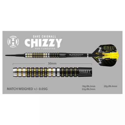 Harrows Chizzy Darts 90% Softip HS-TNK-000016011