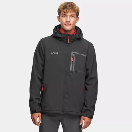 Alpinus Stenshuvud softshell striukė juoda BR43371