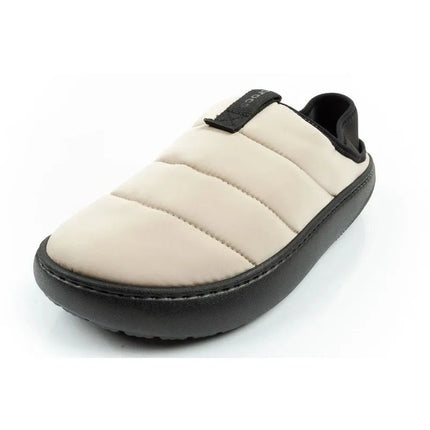 Crocs men's shoes slippers Classic Puff Moc slippers beige insulated