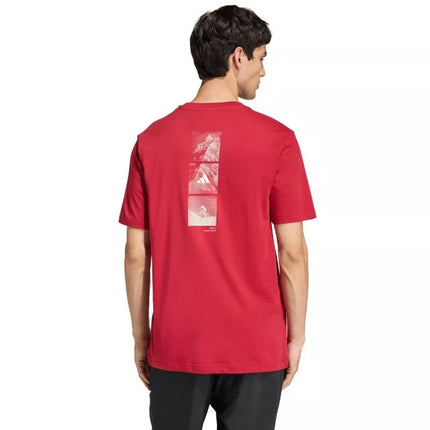 adidas Outdoor Mountain Biking Graphic Men's T-Shirt Red KB2538