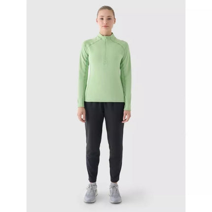 Moterų lieso kirpimo greitai džiūstantis treniruočių džemperis 4F 4FWAW24TFSWF411-41S