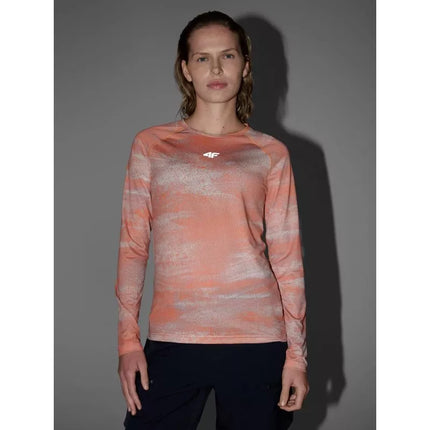 Women's quick-drying cycling longsleeve 4F 4FWSS25TFLOF344-70A