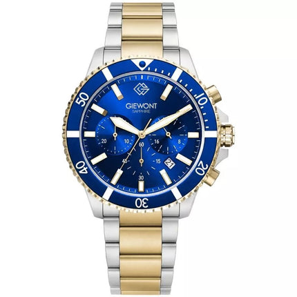 Vyriškas laikrodis Giewont Chronograph Safyrinis Daugiaspalvis GW3970-B5