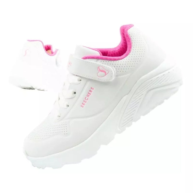 Skechers Uno Lite vaikiški sportiniai bateliai, balti, patogūs