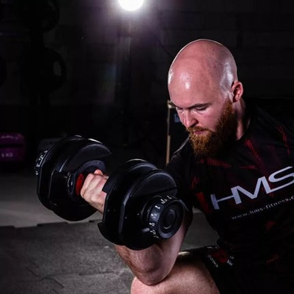 HMS 52 svarų reguliuojamas štangos komplektas SR52