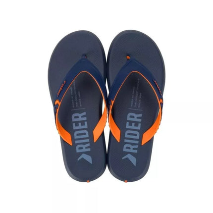 Rider shoes men's sports flip-flops R1 Prime comfortable slippers navy blue orange