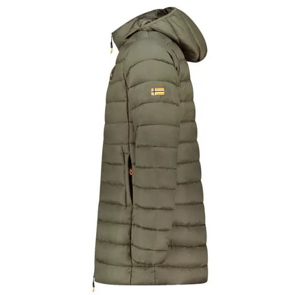 Vyriškas švarkas AMIGOMAP LONG HOOD DB KAKI MEN 233 KAKI (WZ5087H/GN-KAKI) Geographical Norway