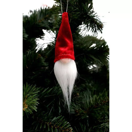 DECORATIVE PENDANT SANTA CLAUS 11CM RED