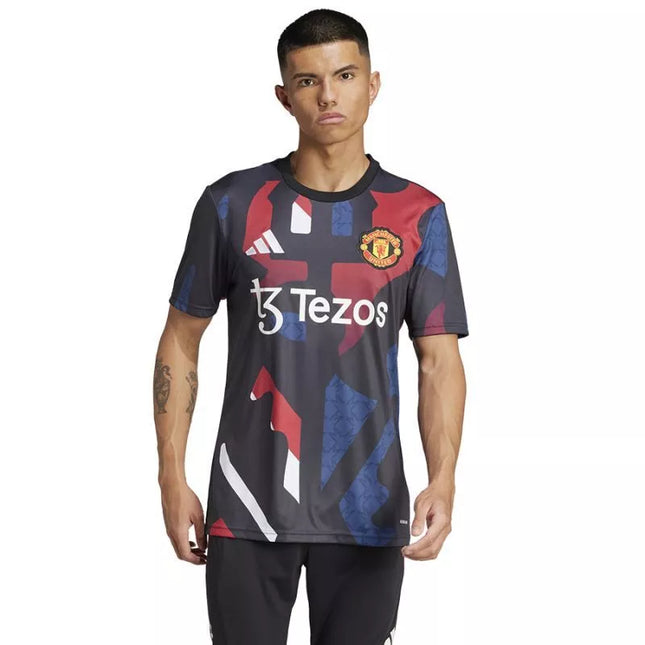 adidas Manchester United prieš rungtynes M marškinėliai JD7147