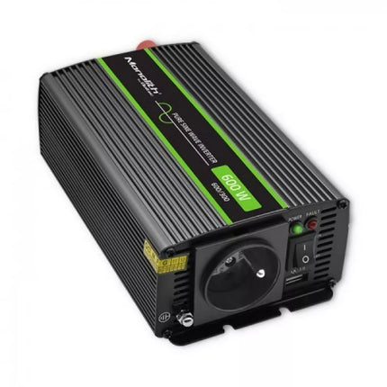 Qoltec Monolitas Automatinis Maitinimo Adapteris/Keitiklis 600 W Juodas